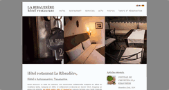 Desktop Screenshot of hotel-laribaudiere.com